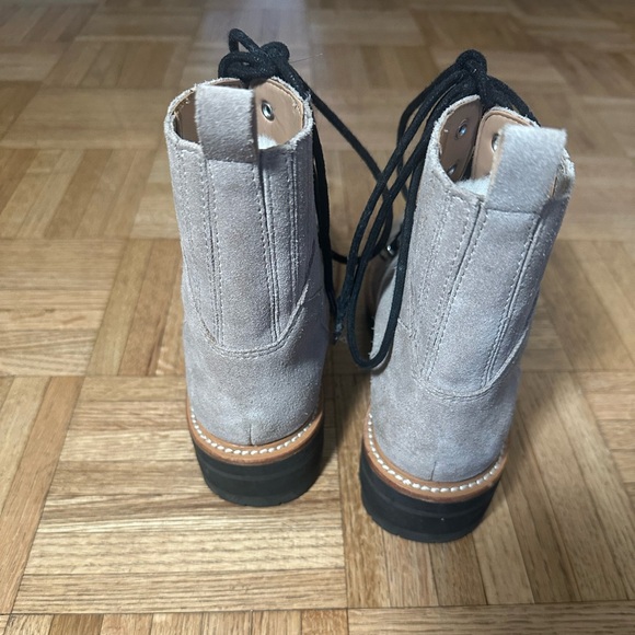 Marc Fisher LTD Izzie Genuine Shearling Lace-Up Boot - Picture 5 of 7